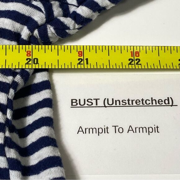 Fresh Produce Nautical Stripe Pullover Lightweight Sweatshirt Tunic Women's M - Picture 8 of 16